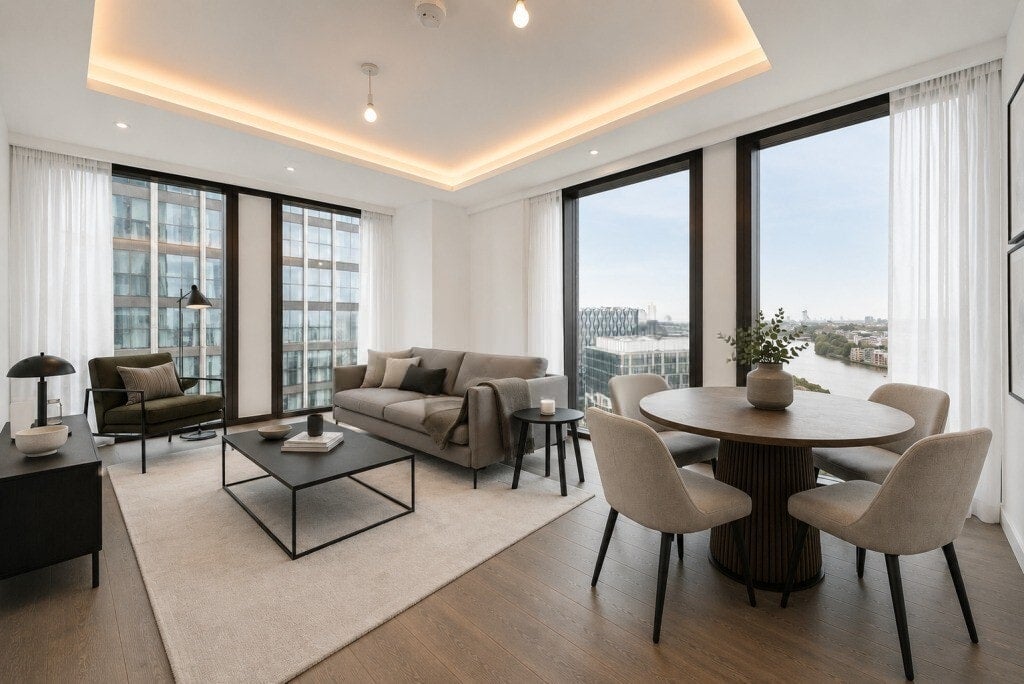 Flat Carnation Way in Greater London