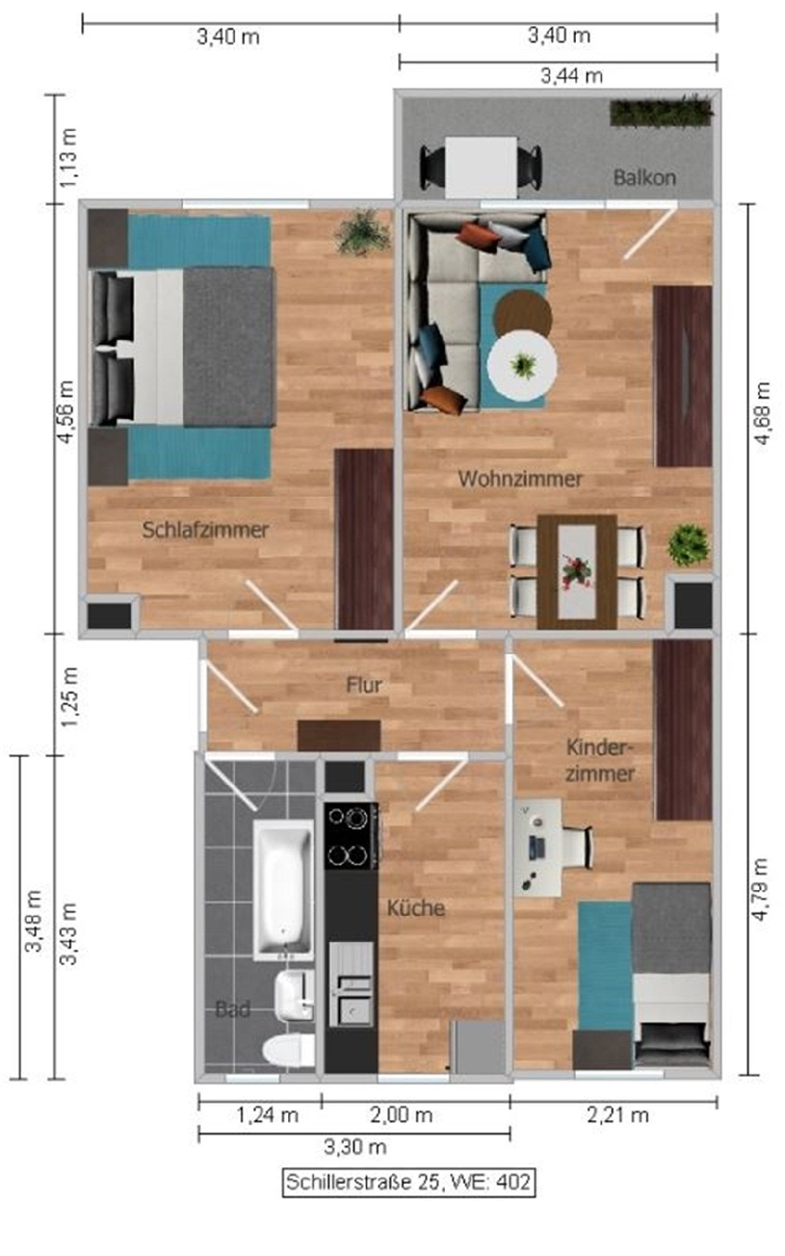 Wohnung Schillerstraße in Spremberg