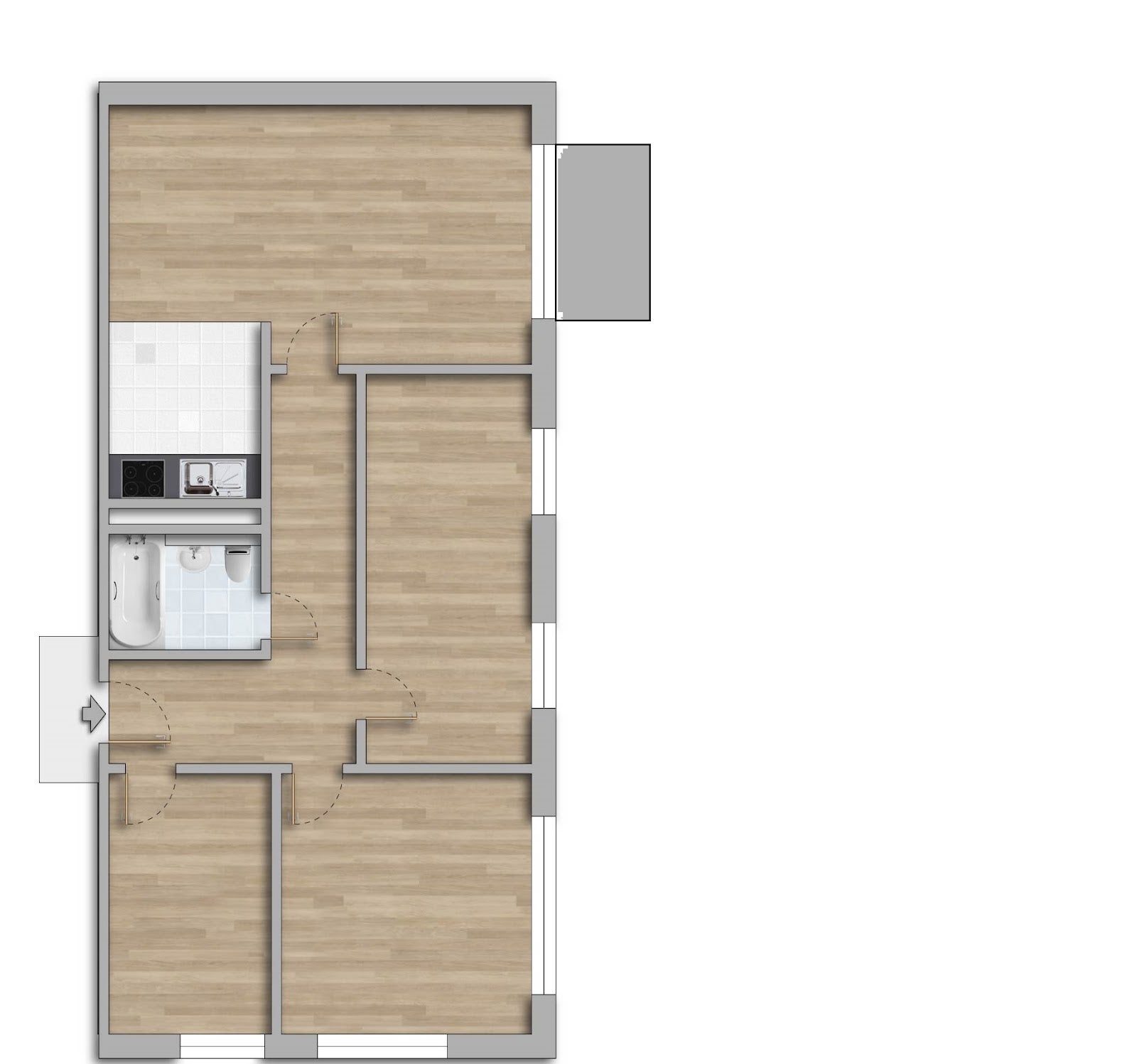 Wohnung An der Wolfgangwiese in Gotha