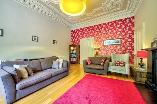 Flat Douglas Crescent in City of Edinburgh