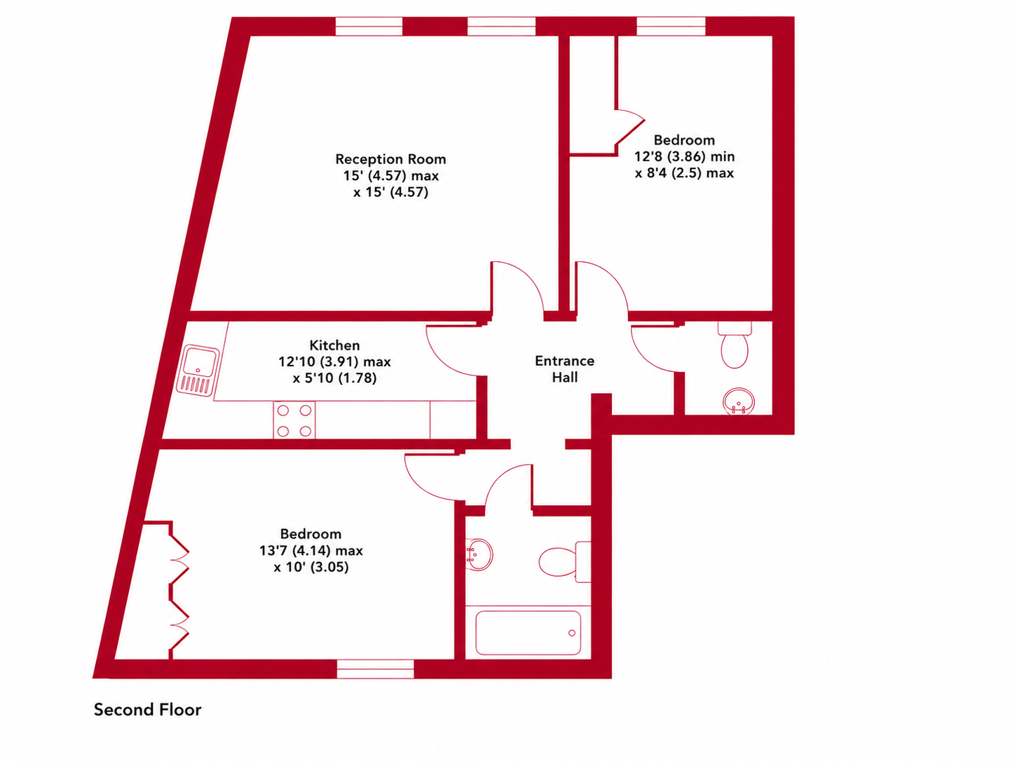 Flat Penywern Road in Greater London