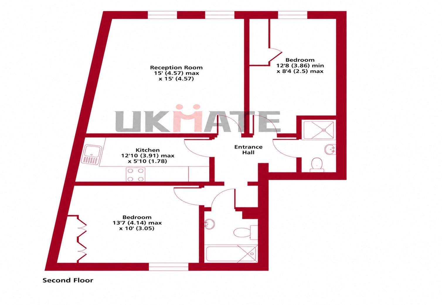 Flat Penywern Road in Greater London