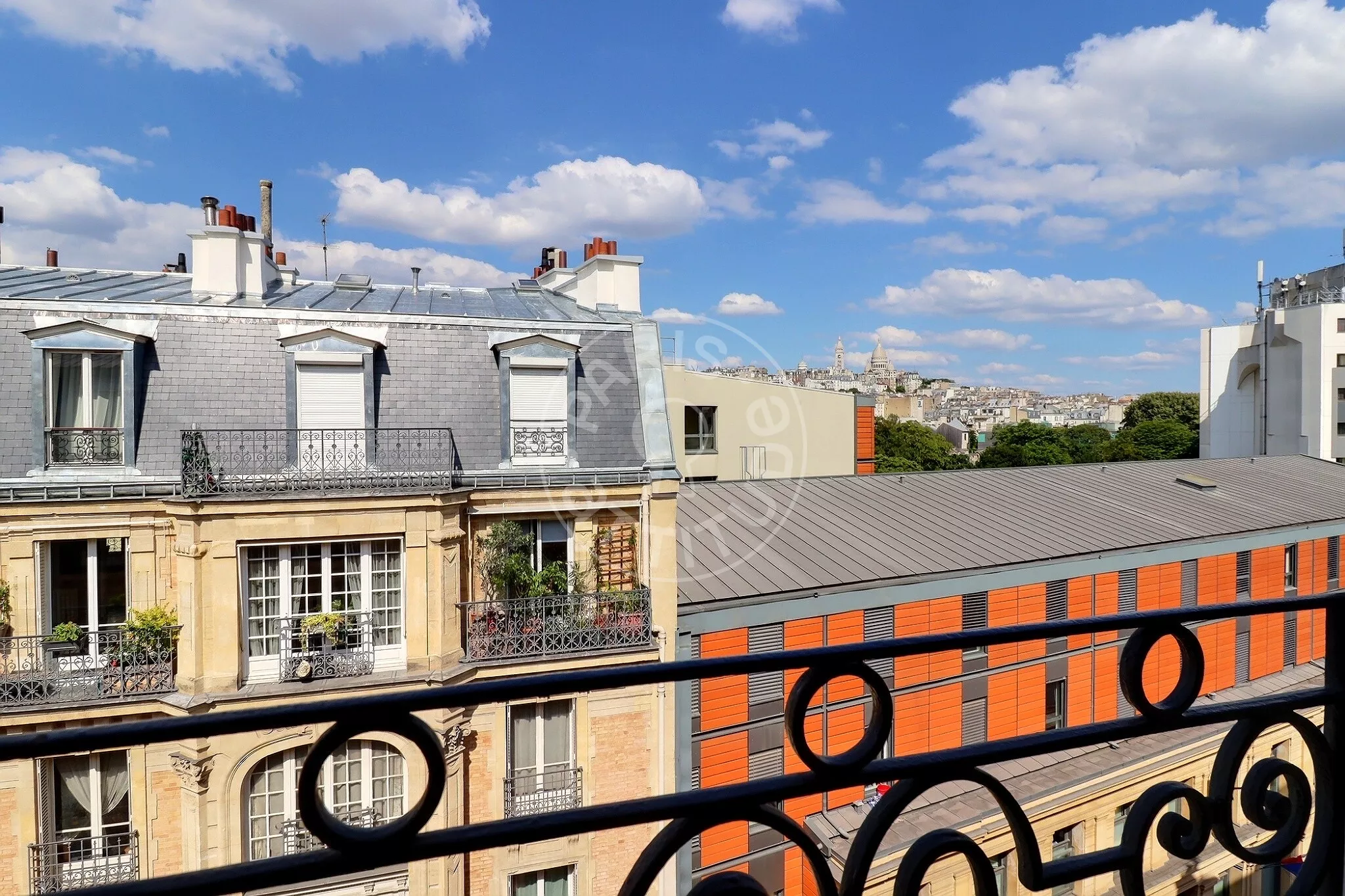 Flat Rue Cavallotti in Paris