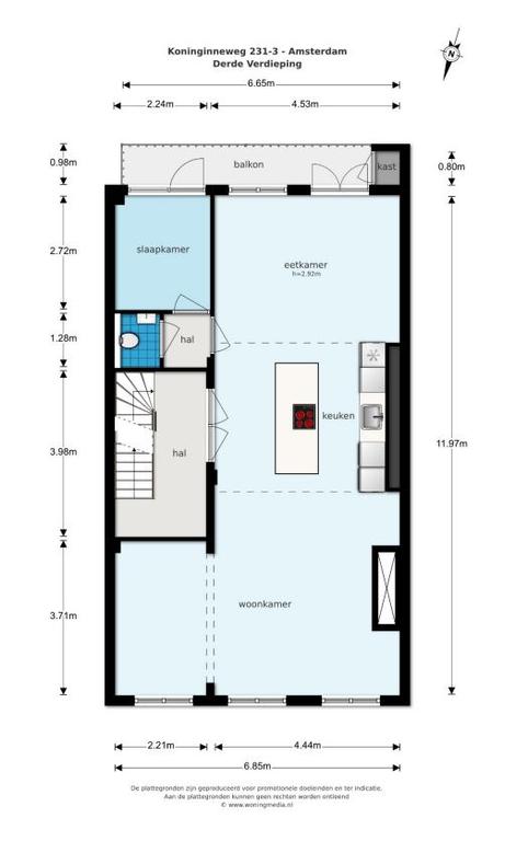 Appartement te huur: Koninginneweg, Amsterdam