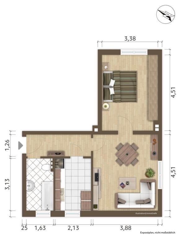 Wohnung Am Elsterbogen in Hoyerswerda
