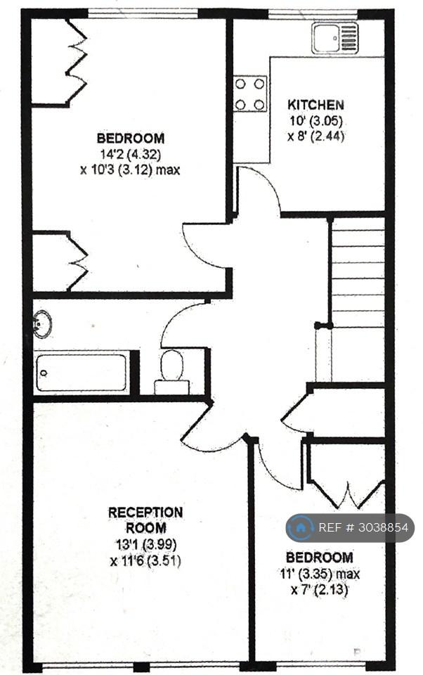 Flat Maclise Road in Greater London