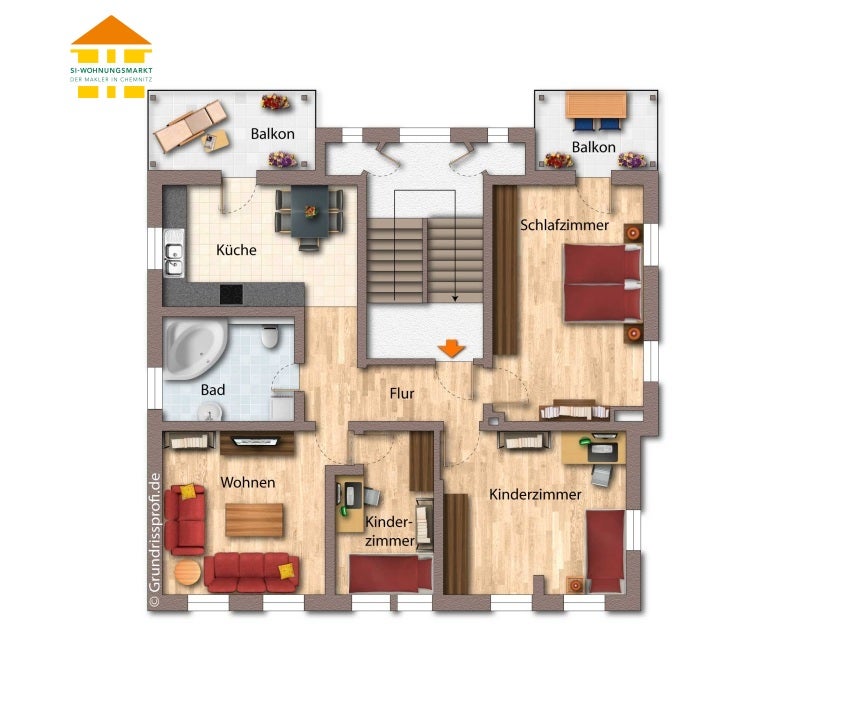 Wohnung Hauptstraße in Neukirchen/Erzgebirge