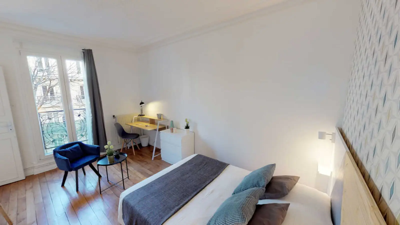 Chambre Rue Meynadier à Paris
