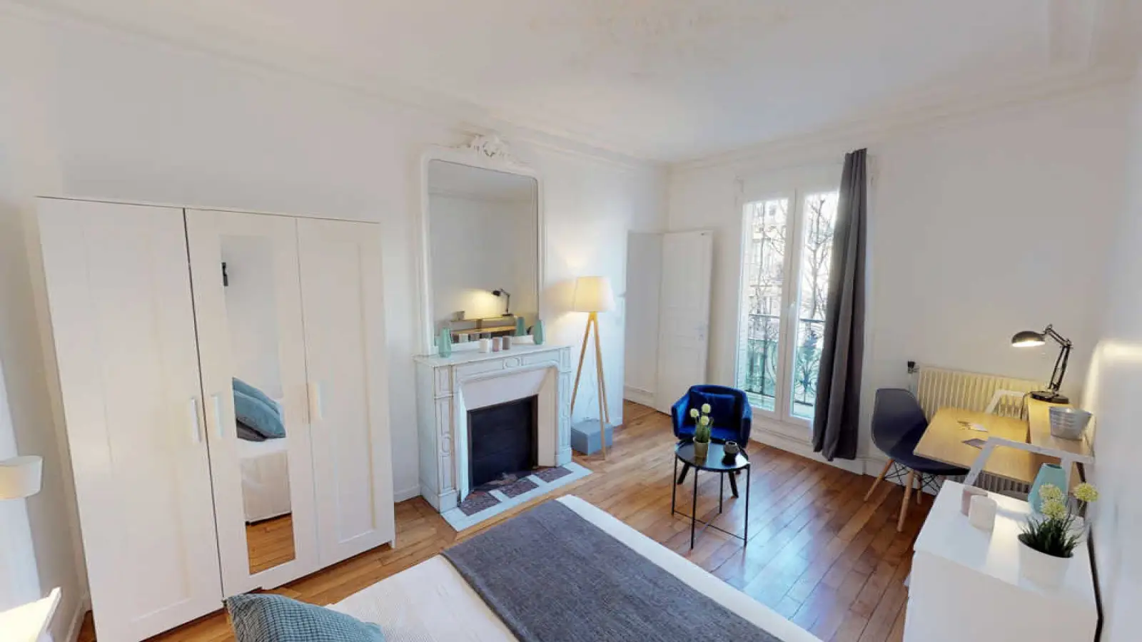 Chambre Rue Meynadier à Paris