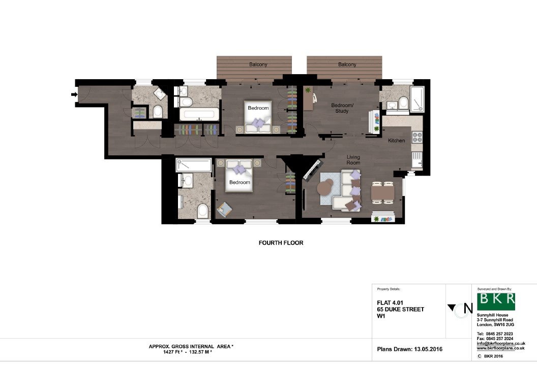 Flat Duke Street in City of Westminster