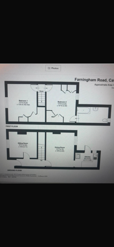 House Farningham Road in Caterham