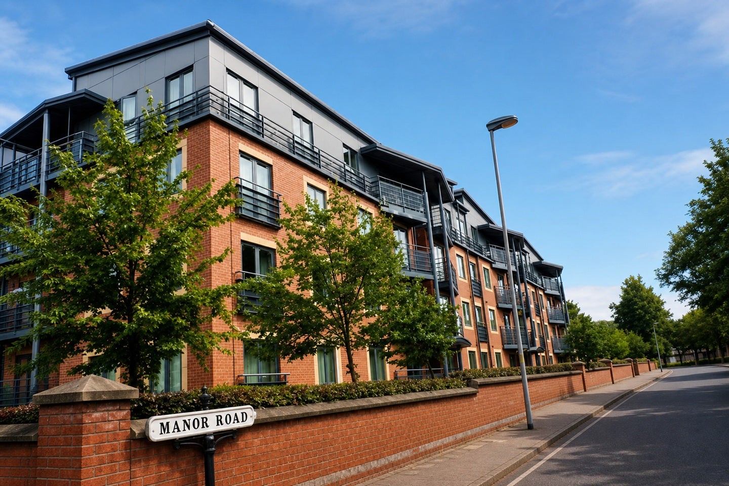 Flat Manor Road in Birmingham