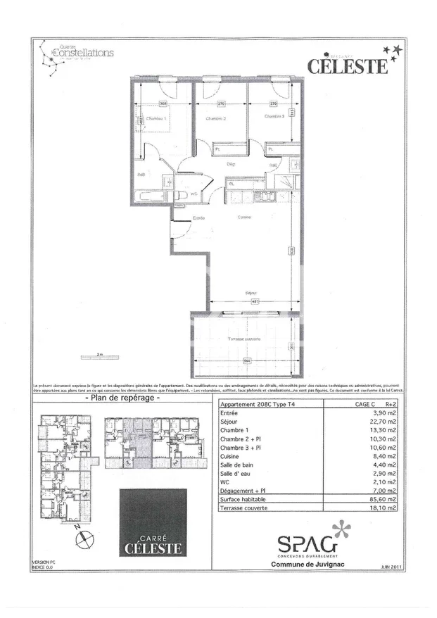 Appartement Rue Callisto à Juvignac
