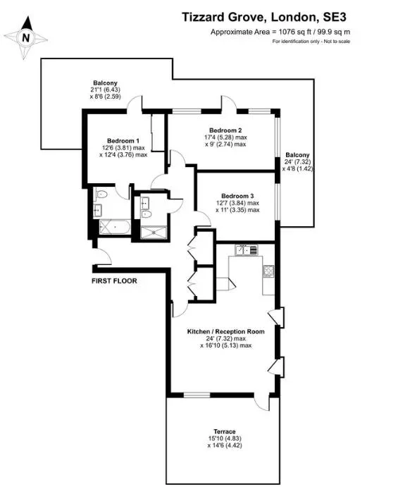 Flat Saundby Lane in Greater London