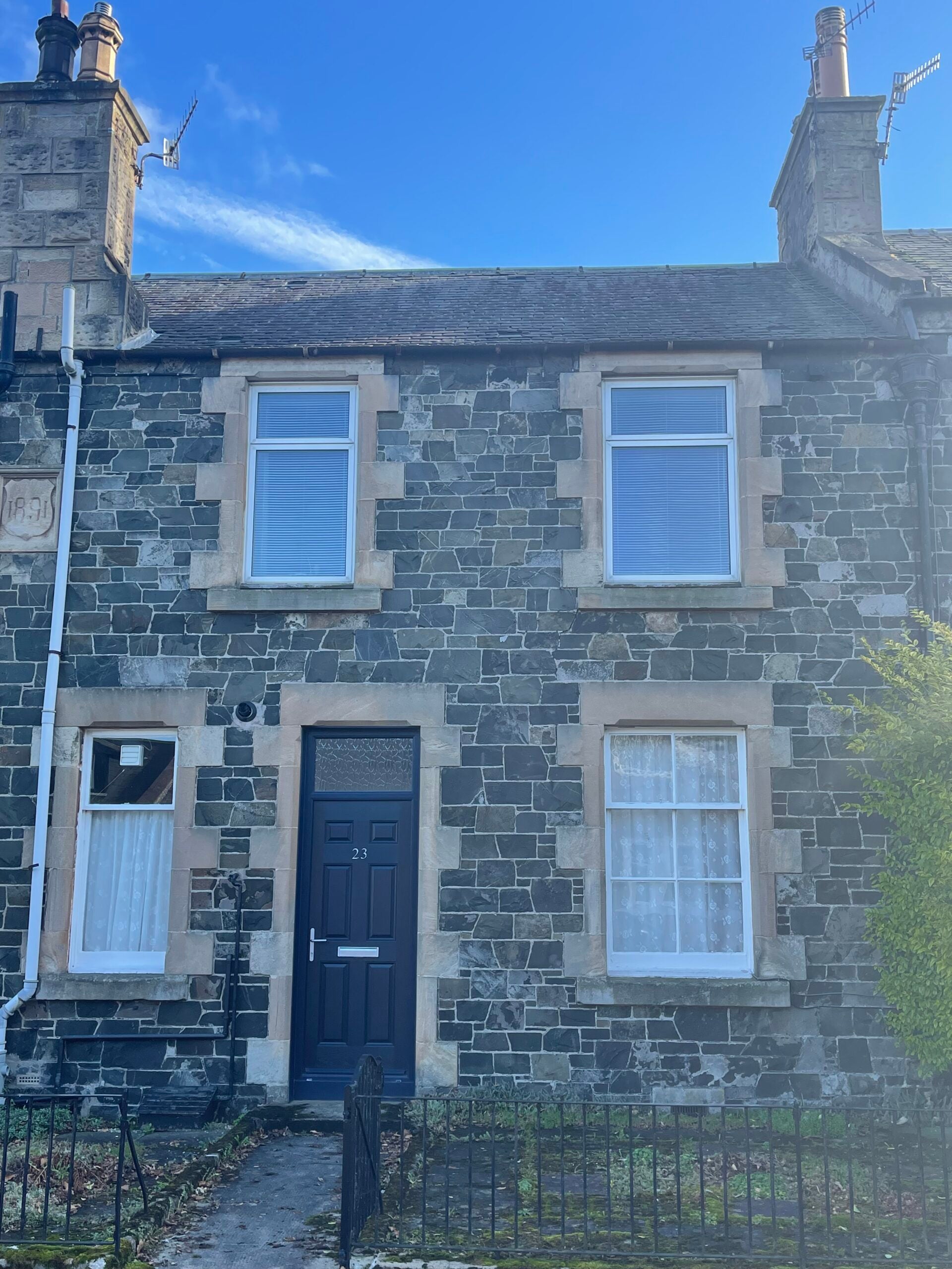 Flat George Street in Peebles