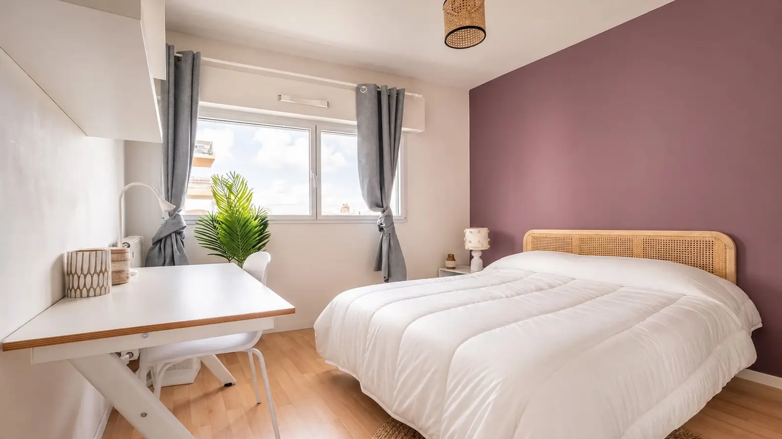 Chambre Boulevard de l'Estuaire à Nantes