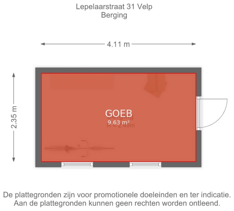 Tussenwoning te koop: Lepelaarstraat 31, Velp