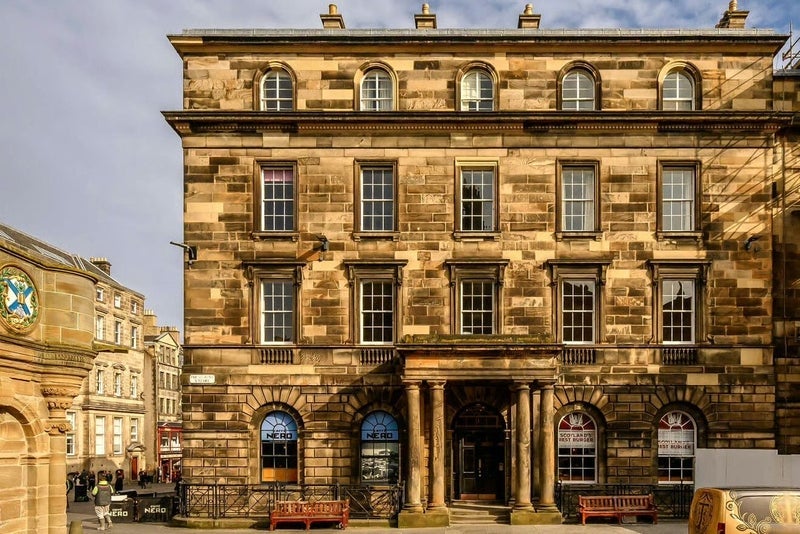 Flat Parliament Square in City of Edinburgh
