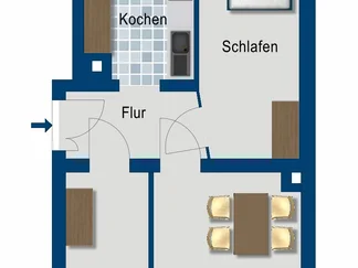 Wohnung Lewienstraße in Leipzig