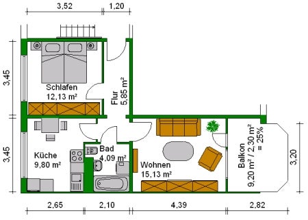 Wohnung Schützenplatz in Zeitz