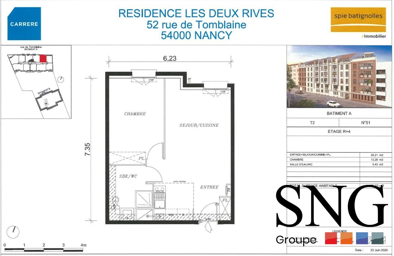 Appartement Rue de Tomblaine à Nancy