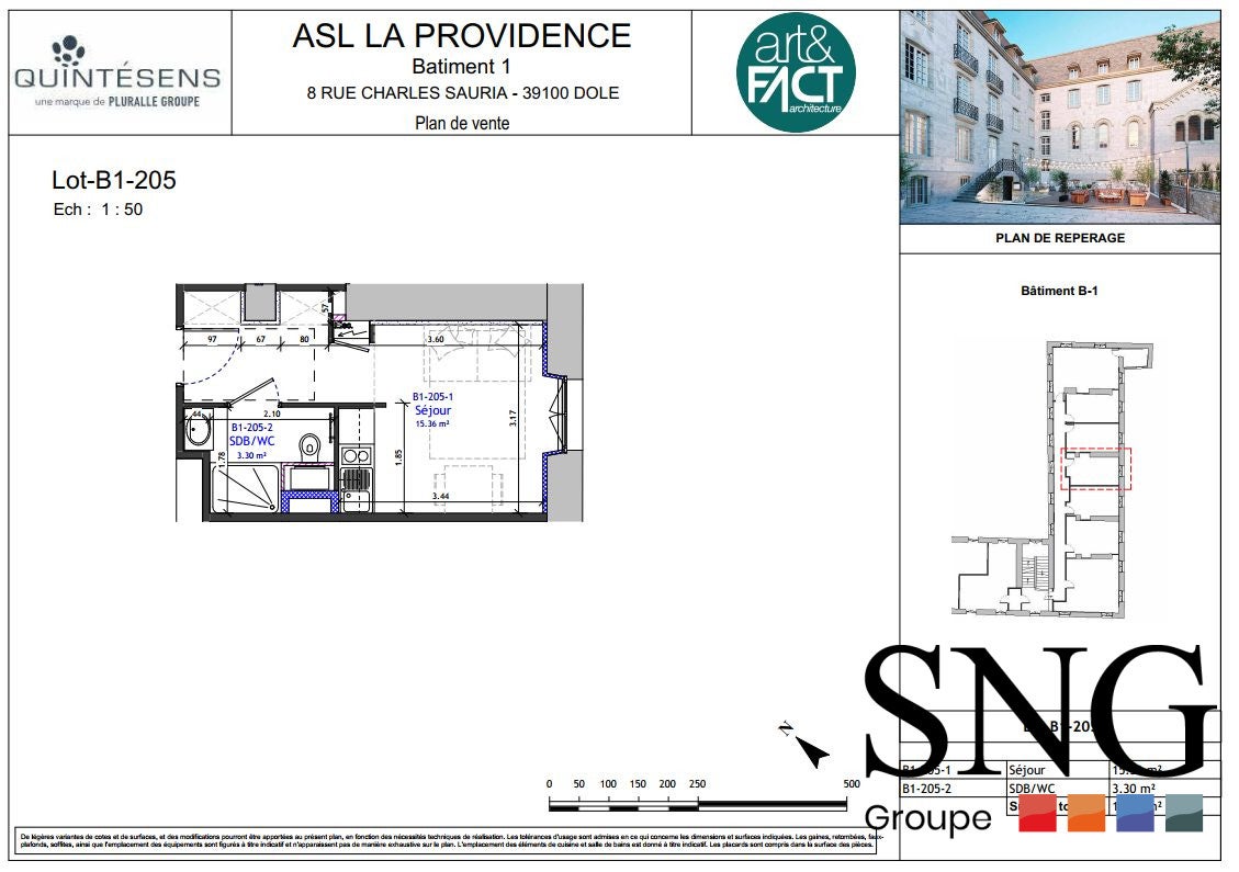 Flat Rue Charles Sauria in Dole