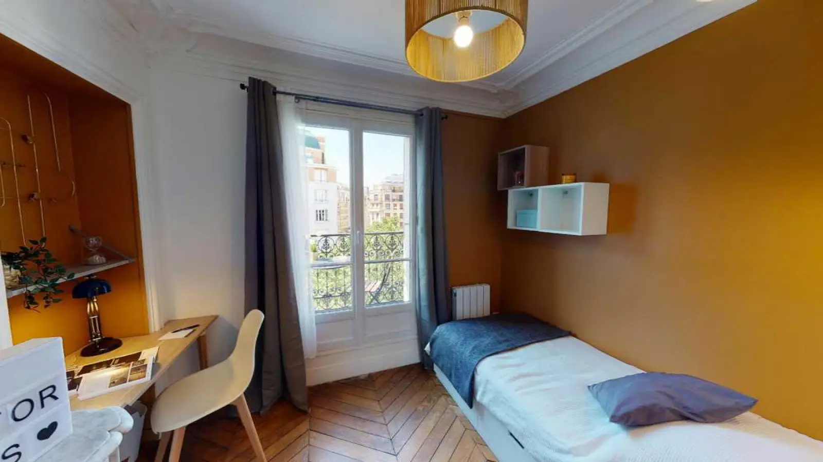Chambre Rue Ruhmkorff à Paris