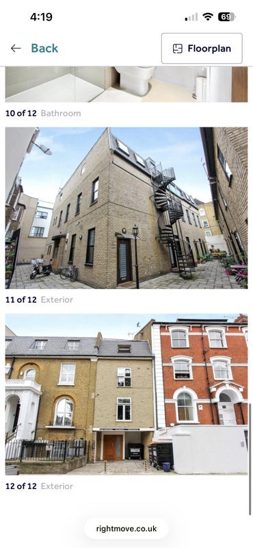 Room Shore Road in Greater London