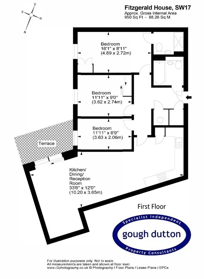 Flat St George's Grove in Greater London