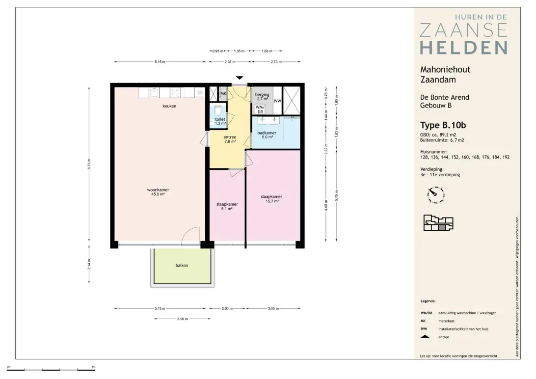 Appartement Mahoniehout 184 in Zaandam