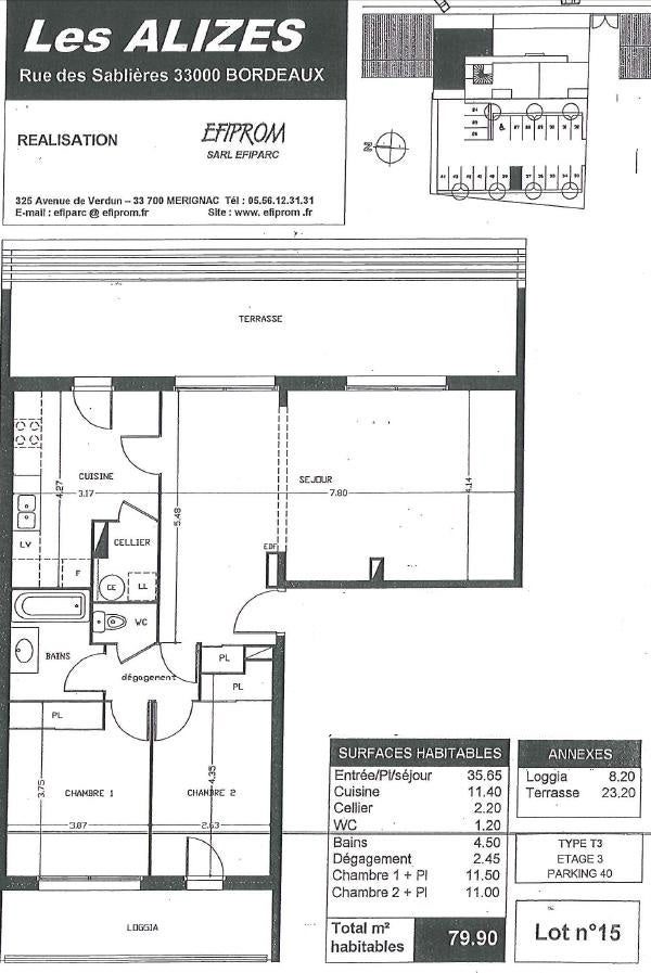 Flat Rue des Sablières in Bordeaux