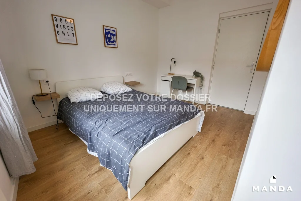 Chambre Rue de l'Amiral Courbet à Lille