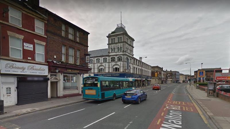 Flat Walton Road in Liverpool