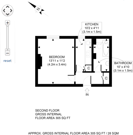 Flat Junction Mews in City of Westminster