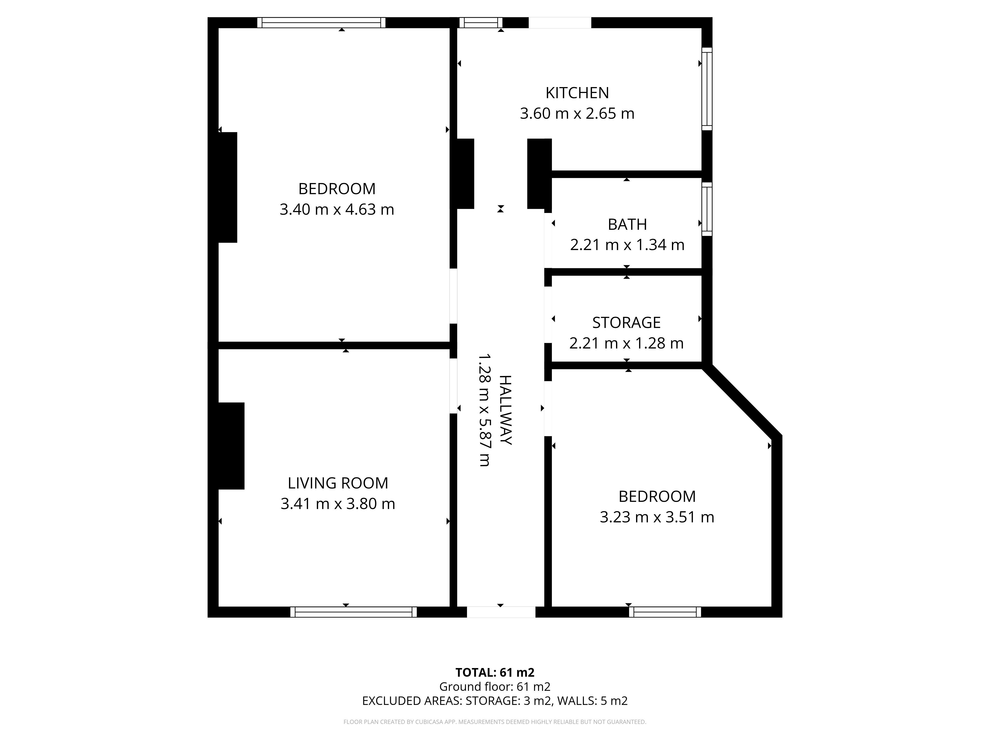 Flat Bardowie Street in Glasgow