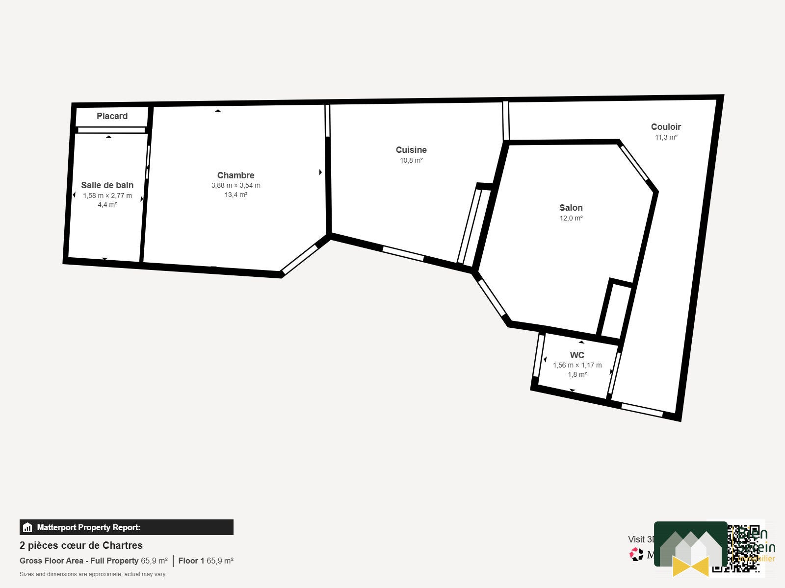 Flat Rue du Bois Merrain in Chartres
