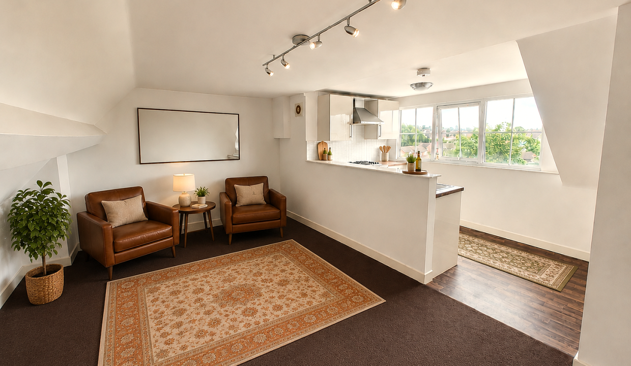 Flat Glenfield Road in Leicester