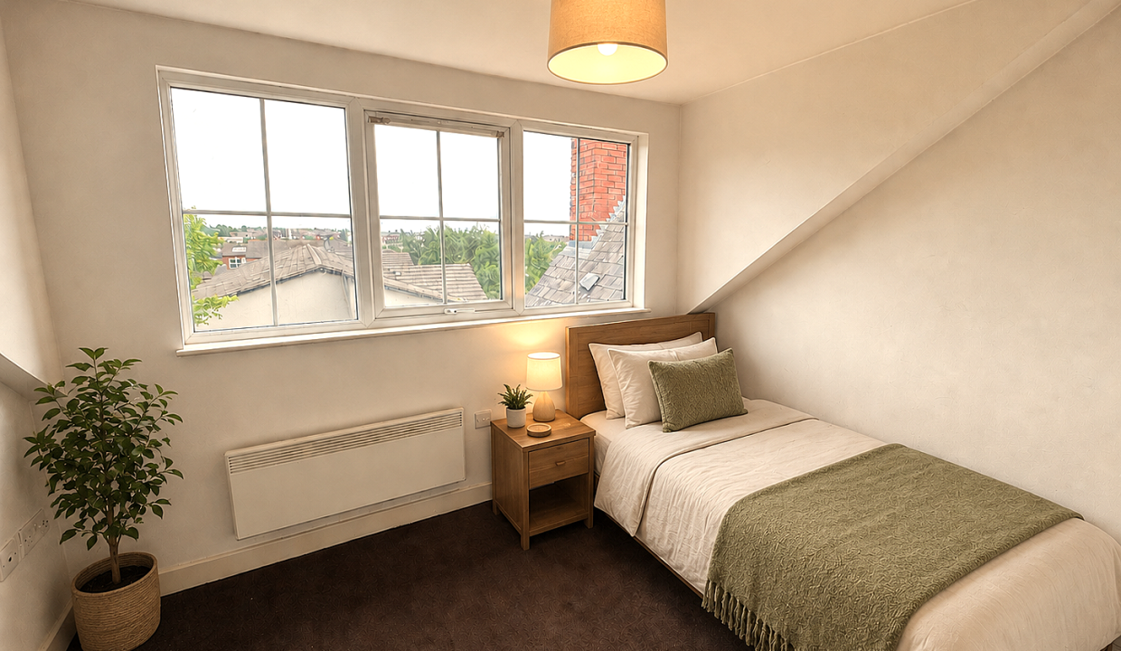 Flat Glenfield Road in Leicester
