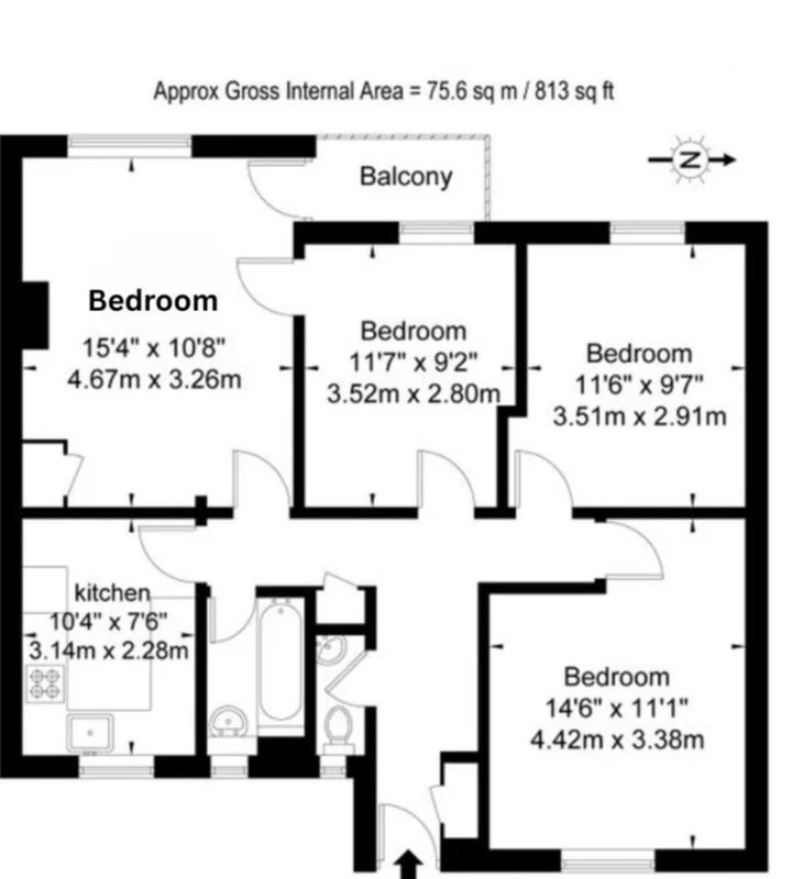 Room Lancaster Court in Greater London