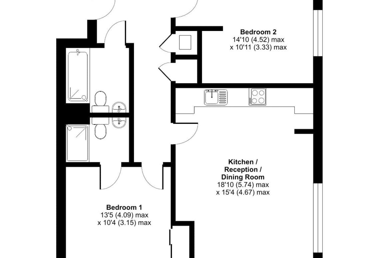Flat Farrington Avenue in Hertsmere