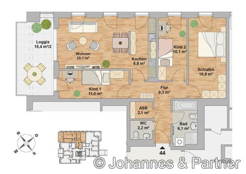 Wohnung Schlesischer Platz in Dresden