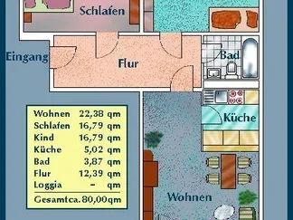 Wohnung Gerokstraße in Dresden
