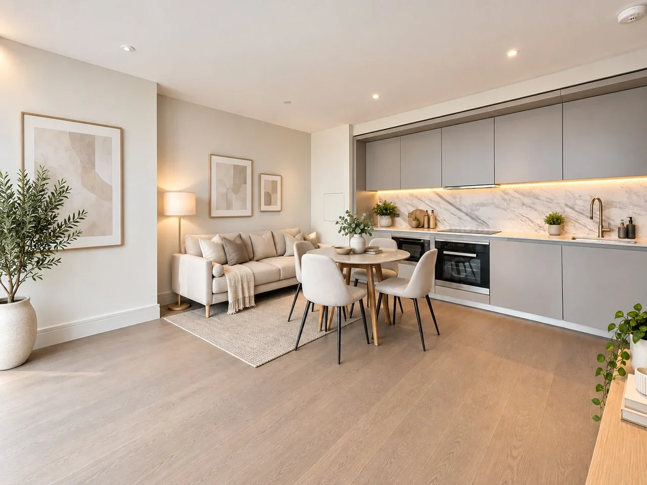 Flat Bishopsgate Plaza in City of London