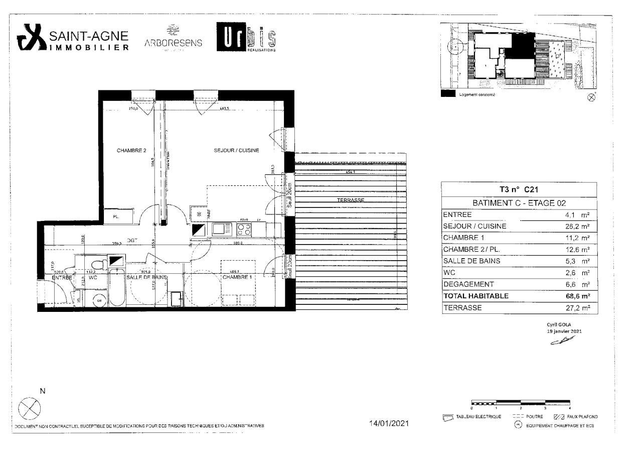 Appartement Chemin de Tournefeuille à Toulouse