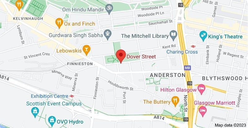 Flat Dover Street in Glasgow