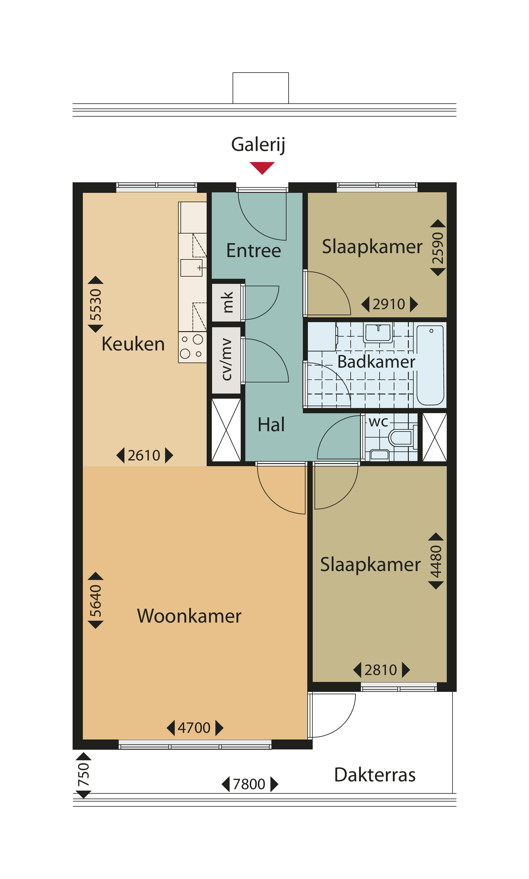 Appartement Slachthuisstraat 159 in Den Haag