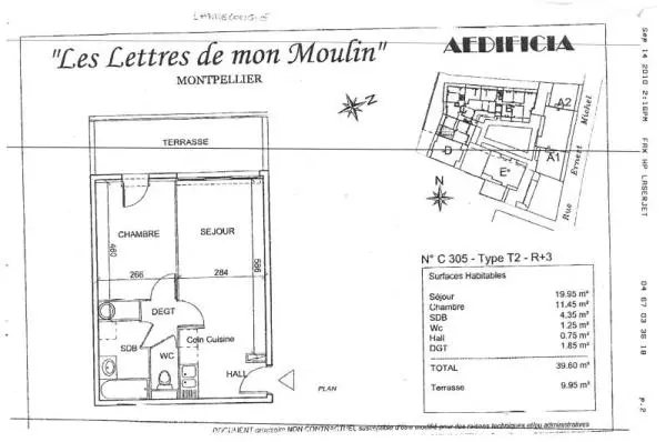 Appartement Rue Ernest Michel à Montpellier