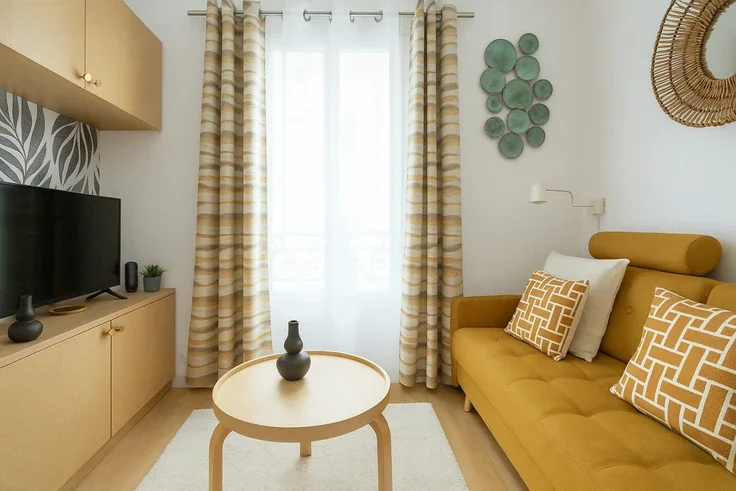 Flat Rue Ganneron in Paris