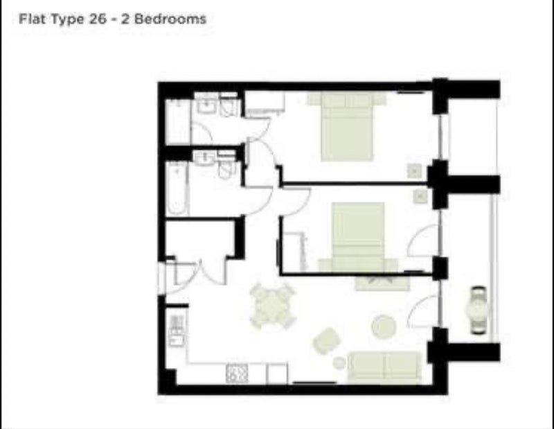 Room Moat Street in Greater London
