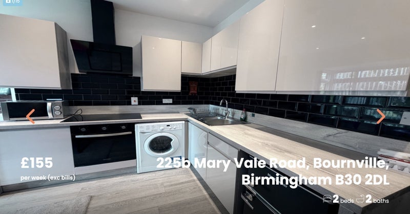 Room Mary Vale Road in Birmingham